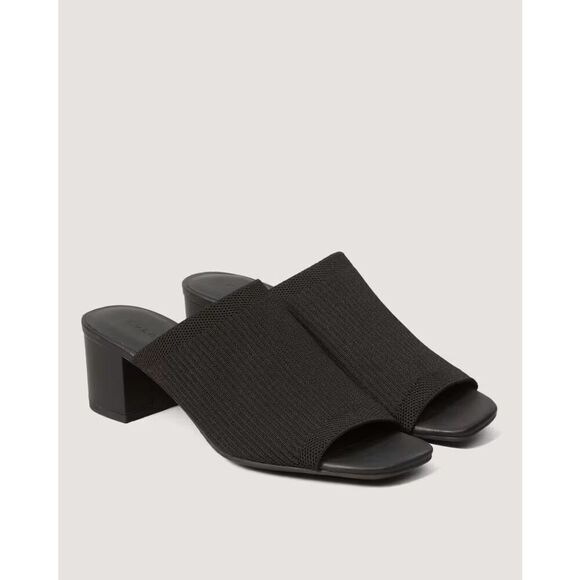 Everlane The Glove Mule in ReKnit in Black Size 7 NEW - Picture 5 of 16